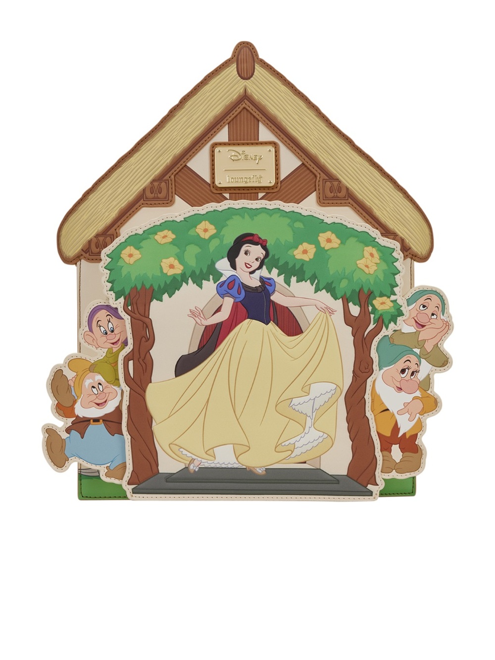 NWT Loungefly Snow White Cottage Mini Backpack - Picture 3 of 16